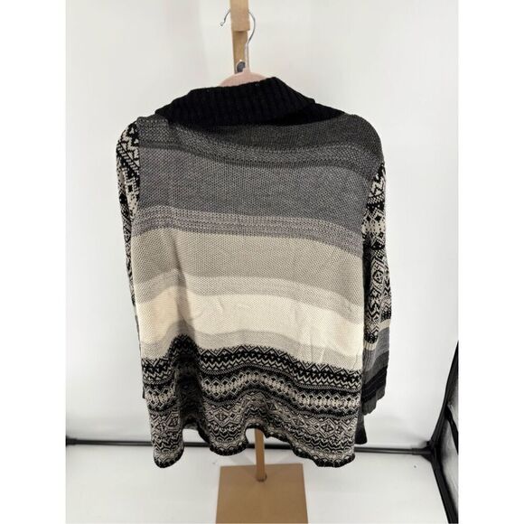 Chelsea and Theodore gray black open cardigan size XL - Picture 11 of 11